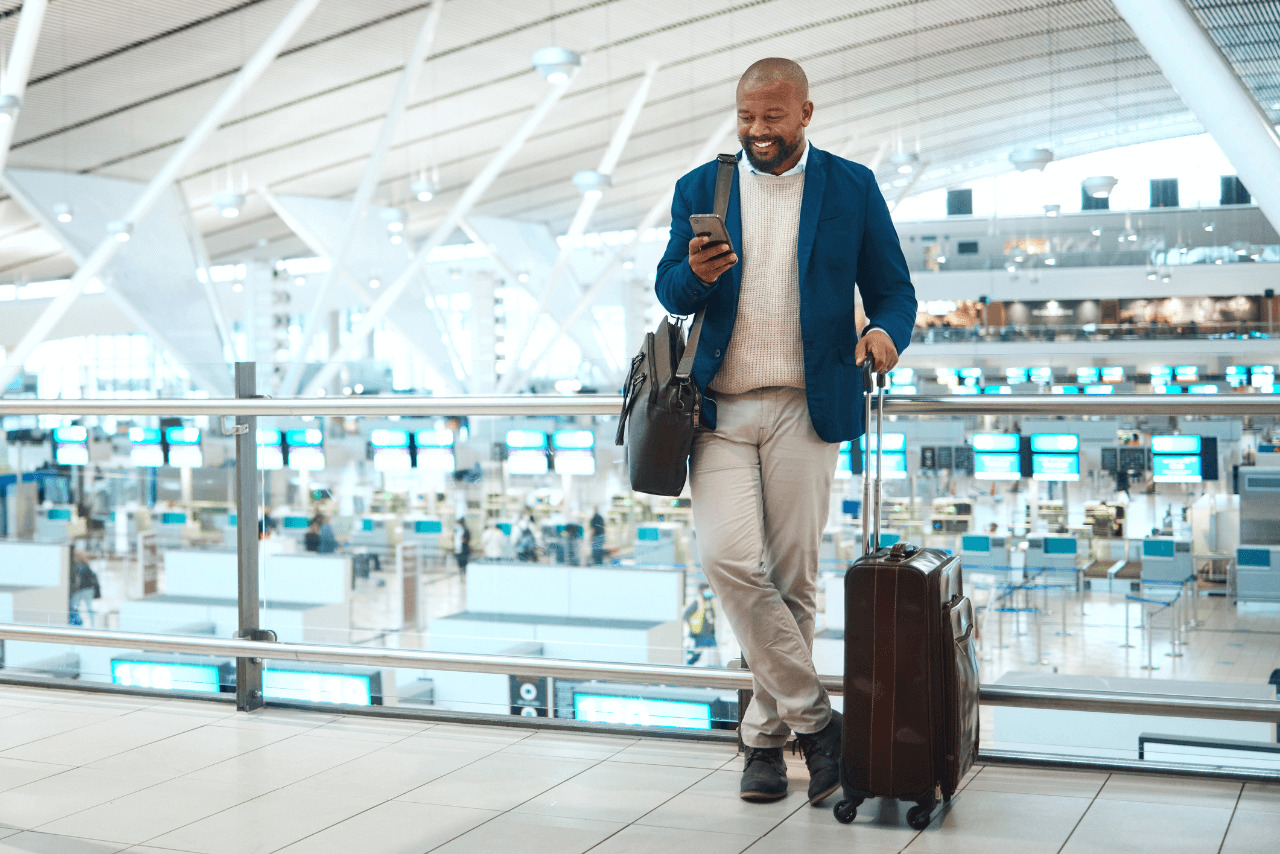 person in airport