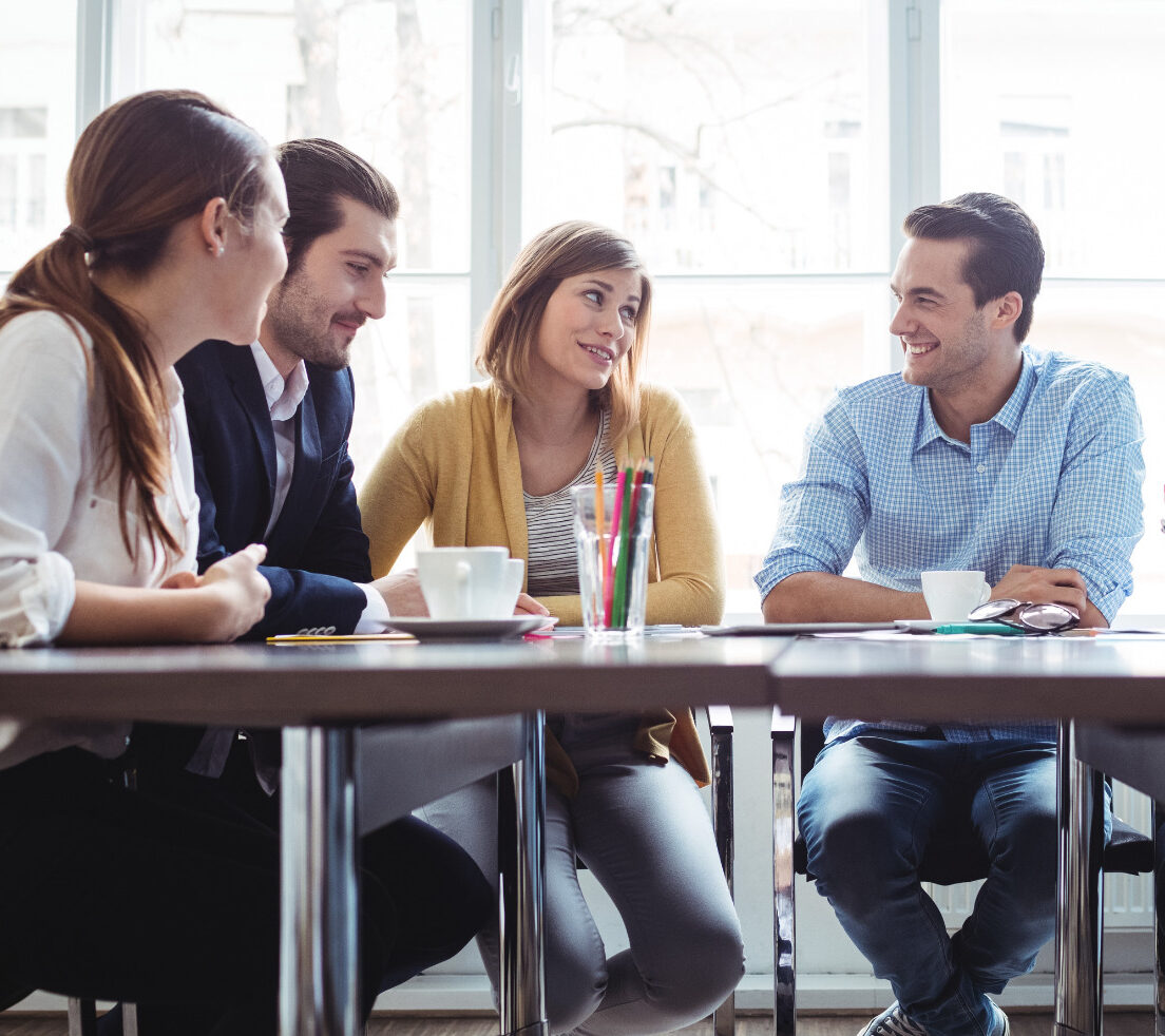 image of team talking in meeting